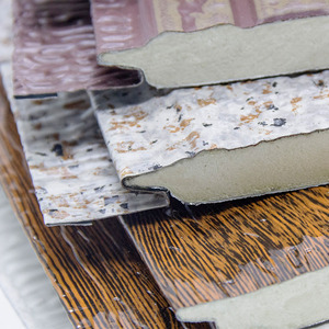 Maisons préfabriquées, panneaux Sandwich en PU facile à installer, panneau Sandwich en polyester de 16mm, décoration extérieure, <span class=keywords><strong>isolation</strong></span> <span class=keywords><strong>thermique</strong></span> - Product Image 4