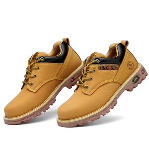 Zapatos de Seguridad Industriales para Hombre, de Cuero, Tobillo Alto, Antideslizantes, Impermeables, con Puntera de Acero - Product Image 2