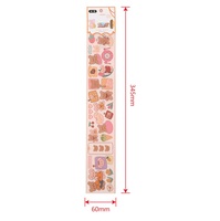 Offres Spéciales journal autocollant pour Scrapbook journal note livre japonais washi papier autocollant Kawaii Décoratif Papeterie Autocollant