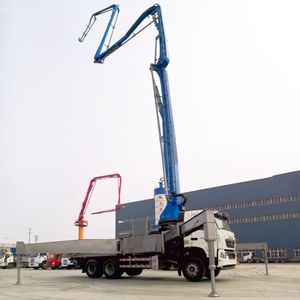 Pompe à béton professionnelle JIUHE pour travaux de construction lourde, placement de ciment, Chine, 30m, 38m, 47m, 52m, camion pompe à béton - Product Image 6