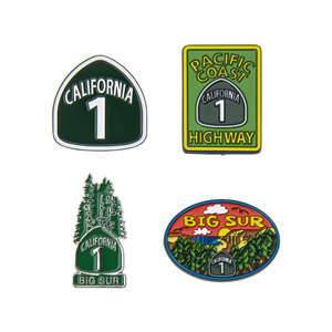 Personalizado Big Sur California esmalte Metal etiqueta Pin Aleación de Zinc insignia solapa viaje recuerdo broches mujeres hombres - Product Image 5