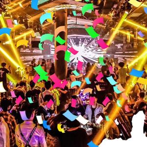 آلة تأثير مسرحي ملونة جديدة من AY ، ديكور حفلات دي جي لحفلات الزفاف وأعياد الميلاد ونادي البار ، عرض مسرحي ، ورق حلويات مثبط للهب - Product Image 3