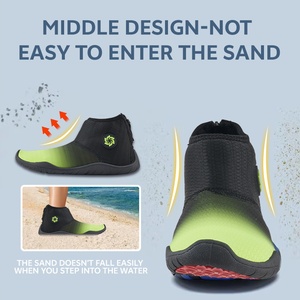 Chaussures aquatiques personnalisées Jerlon JL-6005-5 - Chaussures de plage pieds nus à bout large et cinq doigts pour la piscine et la rivière (couleur et logo personnalisables) - Product Image 3
