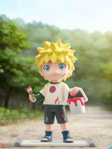 Figurines 100% authentiques POPMART <span class=keywords><strong>Naruto</strong></span> Shippuden Série Enfance, Boîtes mystères, Ornements, Jouets et Cadeaux labubu - Product Image 2