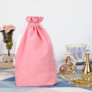Pochettes en velours réutilisables de haute qualité pour instruments de beauté et bijoux, avec cordon de serrage, résistantes aux chocs, logo et taille personnalisés, pour bougies - Product Image 6