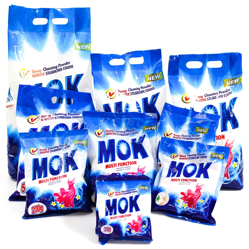 MOK — poudre à lessive détergent, lessive, détergent, avec bonne formule
