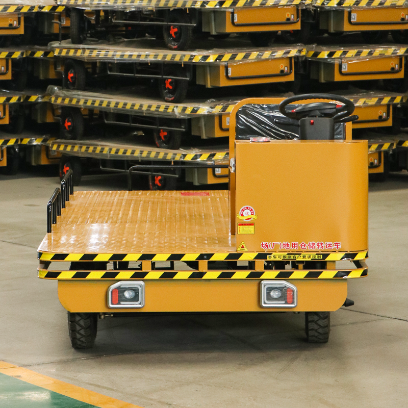 Electric Heavy Duty Flatbed Cargo Trailer