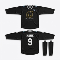 Jersey de hockey sobre hielo inverso sublimación por encargo