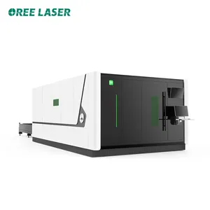 Metal Fiber lazer kesim makinesi 6000w için hassas endüstriyel Cnc