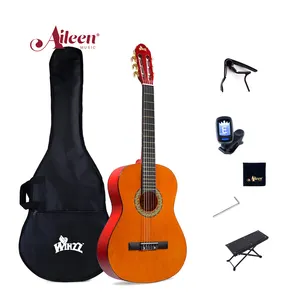 Hazır çin ahşap 39 "öğrenci klasik gitar seti müzik aletleri (AC851)Gitars