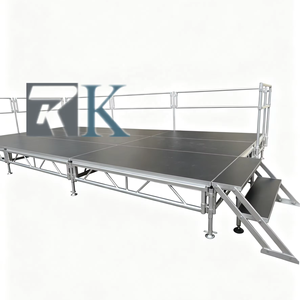 Aluminum <b>Stage</b> Fast Setup <b>Stage</b> <b>Platform</b> Event Portable <b>Stage</b> for Concert Wedding Outdoor - Product Image 1