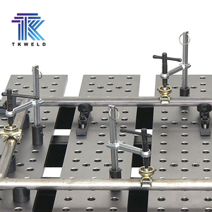 โต๊ะเชื่อมเหล็กหล่อ 3 มิติ TKweld ได้รับการรับรองมาตรฐาน CE ขนาด 2000*1000*200 มม. สถานีบัดกรีใหม่ - Product Image 4