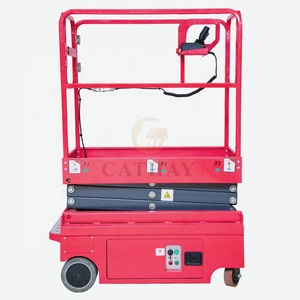 Minielevador de tijera con batería pequeño eléctrico hidráulico de capacidad para <span class=keywords><strong>alquiler</strong></span> de construcción - Product Image 1