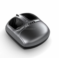Masseur de pieds électrique à pétrissage profond Shiatsu avec télécommande sans fil, compression d'air et chaleur apaisante pour la relaxation à domicile et au bureau