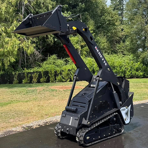 Kubota-powered V1000 thủy lực mini Skid chỉ đạo Bộ nạp compsct theo dõi loader 25HP động cơ diesel máy xây dựng - Product Image 2