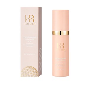 Base de Maquillaje Vegana Orgánica Natural de Marca Privada con SPF50, Resistente al Agua, con Cambio de Color, para Todo Tipo de Piel - Product Image 5
