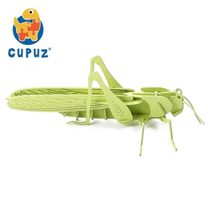 Cupuz 3D châu chấu mô hình câu đố côn trùng Sáng Tạo-Bộ dụng cụ đồ chơi tự lắp ráp và quà tặng lưu niệm - Product Image 2