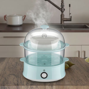 <span class=keywords><strong>Mini</strong></span> Cocina eléctrica automática para huevos, placa calefactora W de 210, carcasa de acero inoxidable, Caldera de huevos doméstica de Venta caliente - Product Image 1