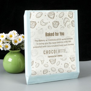 Eco-Friendly Aseptic Classic Square Sandwich Bags Heat Sealed Coated Paper Embossed Moisture Proof Customizable for Food Use - Product Image 3