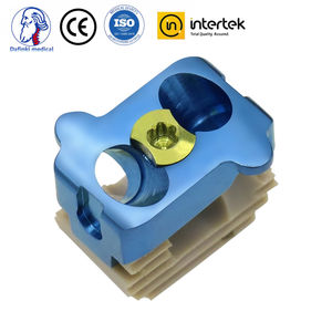 Titanium Zero Profile <strong>Cervical</strong> <strong>Peek</strong> <strong>Cage</strong> with Screw Stand Alone <strong>Spinal</strong> Stabilization Implant for Orthopedic Surgery - Product Image 4