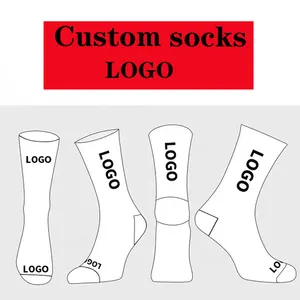360 degree seamless digital printing socks socks embryo customized hot stamping sublimation socks Christmas gift