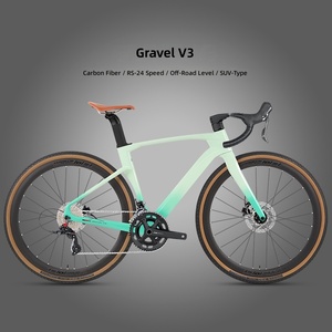 Vélo <span class=keywords><strong>de</strong></span> route léger à cadre carbone 700C 2026, 24 vitesses, freins à disque hydrauliques, vélo <span class=keywords><strong>de</strong></span> <span class=keywords><strong>gravier</strong></span>, vente en gros à prix abordable - Product Image 1