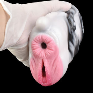 Yosy动物自慰器牛双通道男性自慰杯前列腺按摩训练器口袋猫飞机玩具批发 - Product Image 4