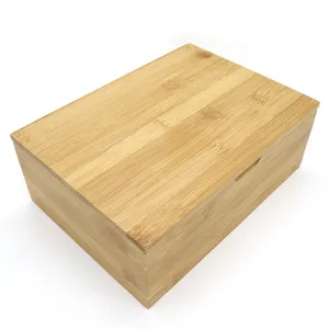 木制和竹盒储物盒高品质带扣竹盒