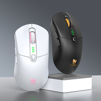 Nouvelle souris sans fil Bluetooth T-WOLFX5 avec affichage de puissance, éclairage RGB Marathon et autocollant antidérapant pour jeux et examens simulés