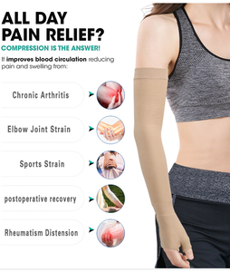 Y tế băng đàn hồi bài mastectomy nén tay áo phù bạch huyết nén cánh tay tay áo cho nam giới và phụ nữ - Product Image 2