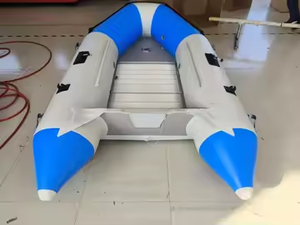 270cm Aufblasbares Schlauchboot mit <span class=keywords><strong>AU</strong></span>-Standardpumpe Tragbares Faltbares Floß zum Angeln und Rettungseinsatz - Product Image 6