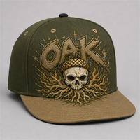 Cappello Snapback con Visiera Curva, Stampa Personalizzata, 5 Pannelli, Stile Trucker, Frontale in Schiuma, Rete Traspirante, Streetwear Urbano West Coast Gothic Chicano, Vendita all'Ingrosso