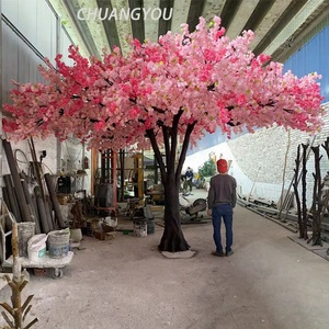 Vente en gros faux cerisiers japonais roses sakura de fleurs de <span class=keywords><strong>cerisier</strong></span> artificielles décoratives pour mariage à <span class=keywords><strong>vendre</strong></span> - Product Image 1