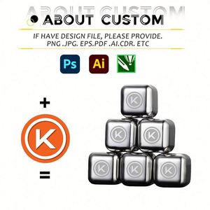 อุปกรณ์บาร์สแตนเลส 304 ขายดี ชุดก้อนน้ำแข็งโลหะสำหรับวิสกี้ ใช้ซ้ำได้ แช่แข็งได้ เหมาะสำหรับงานปาร์ตี้ - Product Image 5