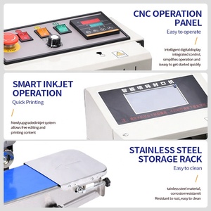 Machine de scellage continue à jet d'encre haute vitesse pour sacs en aluminium PE, avec impression de codes et lots validés, en acier inoxydable pour bureau - Product Image 5