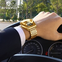 Jam Tangan Pria BINBOND Konsep Motor Mewah, Quartz, Tali Baja Anti Karat, Dial Hardlex, Tahan Air 3BAR