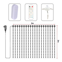 Rideau de lumières féériques programmable 400 LED, lumières intelligentes à pixels RGB, contrôle par application, texte DIY, lumières LED intelligentes pour décorations de Noël