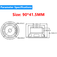Haut-parleur large bande 3 pouces 90 mm 10 W, unité de pilote audio Hi-Fi, vente en gros pour systèmes audio Bluetooth