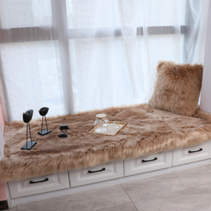 <span class=keywords><strong>Tapis</strong></span> à longs poils et <span class=keywords><strong>fourrure</strong></span> beige pour chambre à coucher, tapisserie de qualité supérieure, prix bon marché - Product Image 3