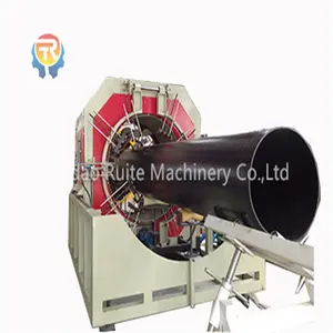 Polyurethane Spraying Polyethylene Winding fabricated Direct Buried Insulated Pipe Making Machine