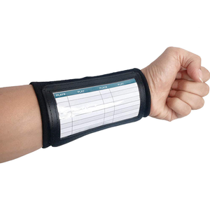Bracelets <span class=keywords><strong>de</strong></span> poignet ajustables pour jeunes joueurs <span class=keywords><strong>de</strong></span> football américain, pour la lecture des signaux et des livrets <span class=keywords><strong>de</strong></span> stratégie - Product Image 2