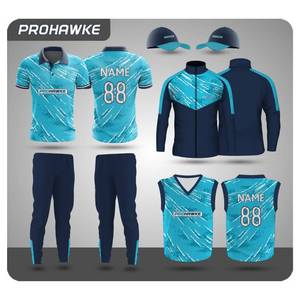 Uniforme de Cricket Deportivo, Jersey de Cricket de Manga Larga con Cuello, Diseño con Sudadera y Chaqueta de Cricket - Product Image 4