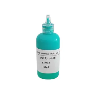 30毫升海报彩色蓬松油漆套装儿童DIY/丙烯酸蓬松油漆与MSDS