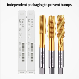 Rubinetti placcati in titanio per <span class=keywords><strong>Threading</strong></span> di precisione per utensili di lavorazione essenziali - Product Image 6