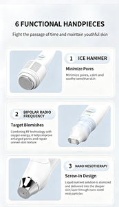 Appareil facial 6 en 1 pour un nettoyage en profondeur, une hydratation, un soin anti-âge, une revitalisation de la peau, une amélioration de la peau sèche et terne - Product Image 5