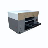 Imprimante UV à plat mini 4050 5040 avec double tête d'impression XP600 et simple tête d'impression DX7, contrôle Android, haute résolution, pour impression rouleau-à-roule de flex et d'emballages