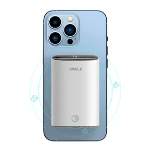 iWALK PowerGrip M2 Powerbank Hot Selling 9000mAh Magnetic Fast Charging Easy To Storage Charger Mobile Phone Power Bank