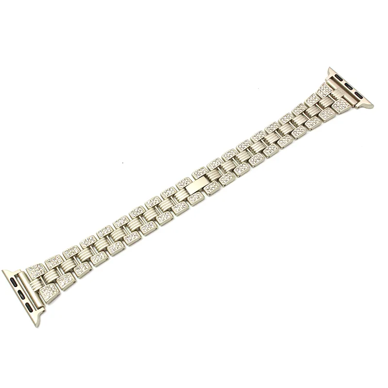 Women's Watch Ornament with Diamonds on the Strap Suitable for Attending Events and Everyday Life Compatible Apple Watch Band