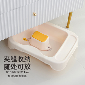 Bassin de lavage rectangulaire portable en PP pour femmes enceintes, soins post-partum, personnes âgées et patients alités - Product Image 2