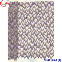 Tissu en dentelle Bube Beads populaire en stock pour robes de mariée, maillots de bain, chaussures - Absorbant l'humidité, résistant à l'eau, broderie 3D de qualité